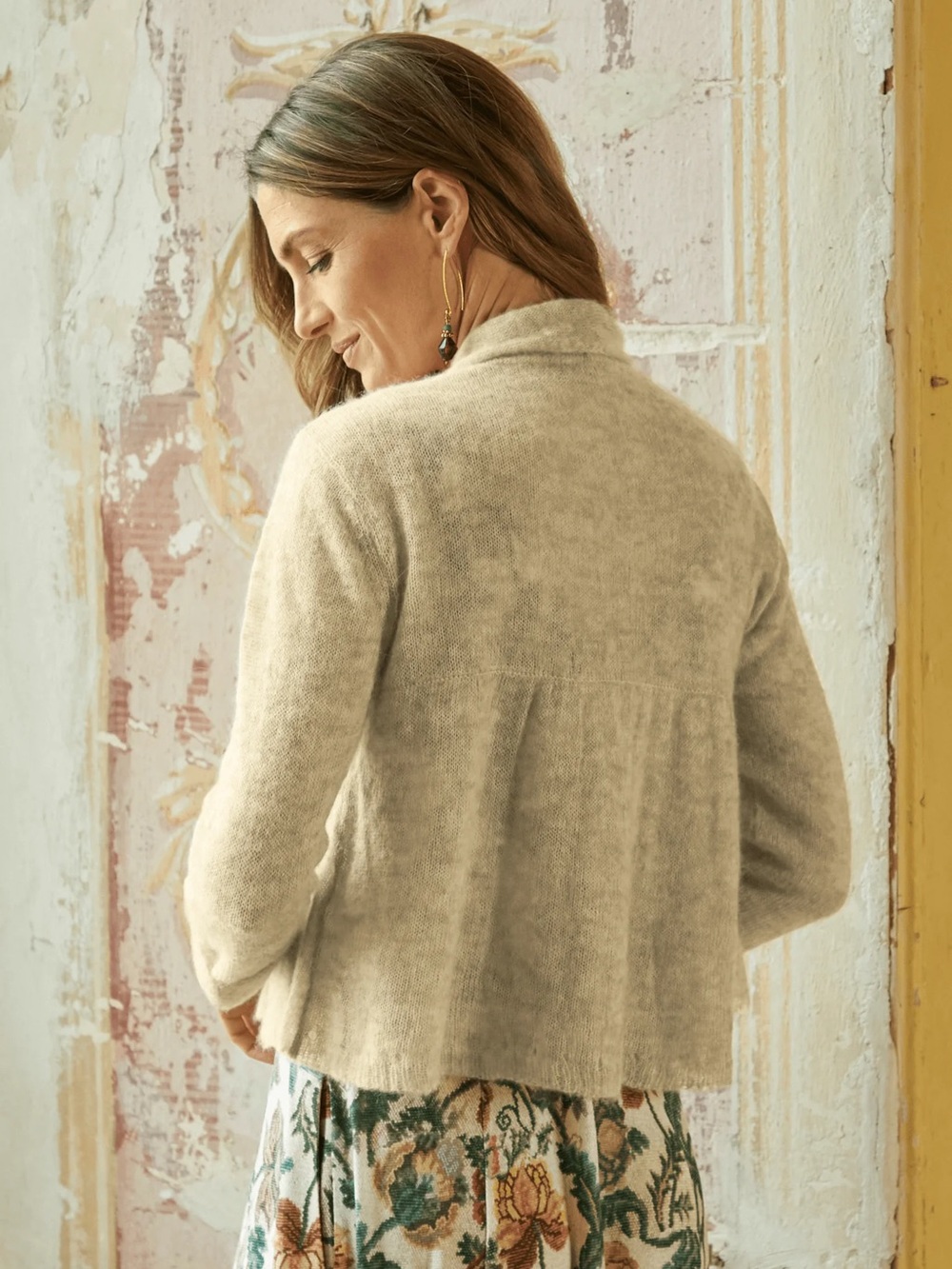 Peruvian Connection Gwyneth Baby Alpaca Cardigan sz Small
